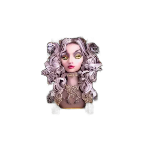 jewelry, hair, 3d render, concept art transparent PNG cut-out