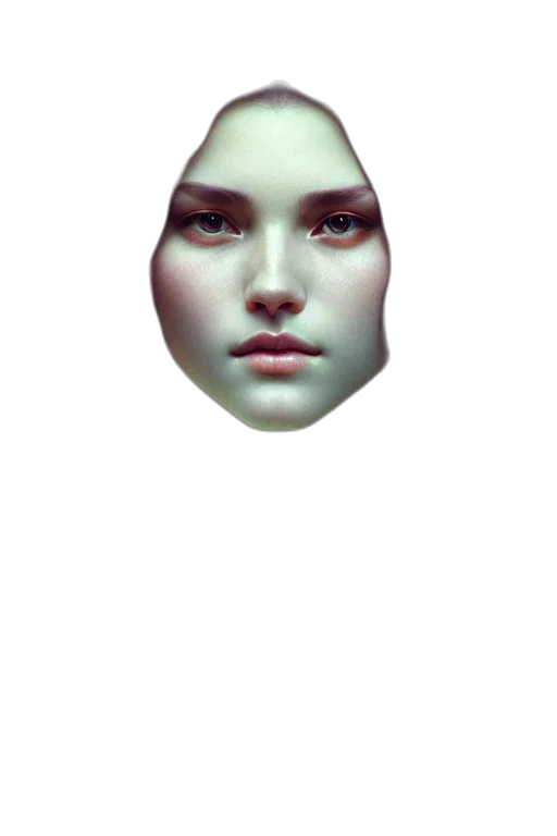 face, mask, crown, jewelry transparent PNG cut-out