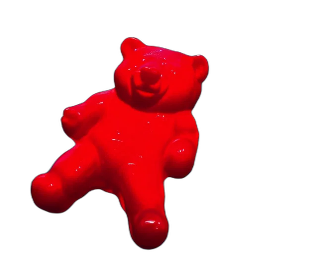 animal, 3d render, photorealistic, red transparent PNG cut-out