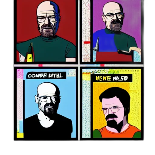comic book art, cartoon, pixel art, concept art transparent PNG cut-out