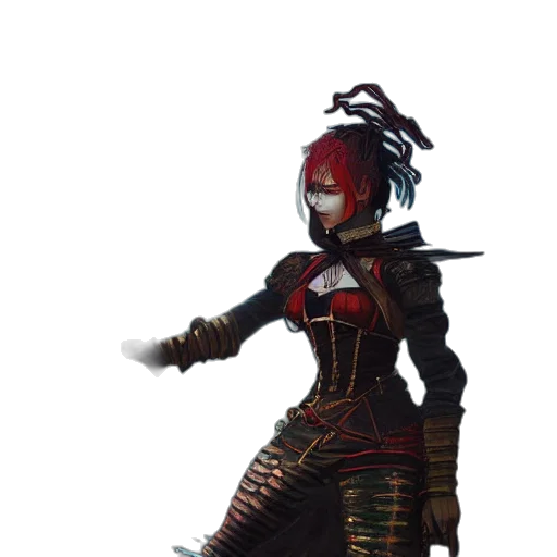staff, mask, weapon, dress transparent PNG cut-out
