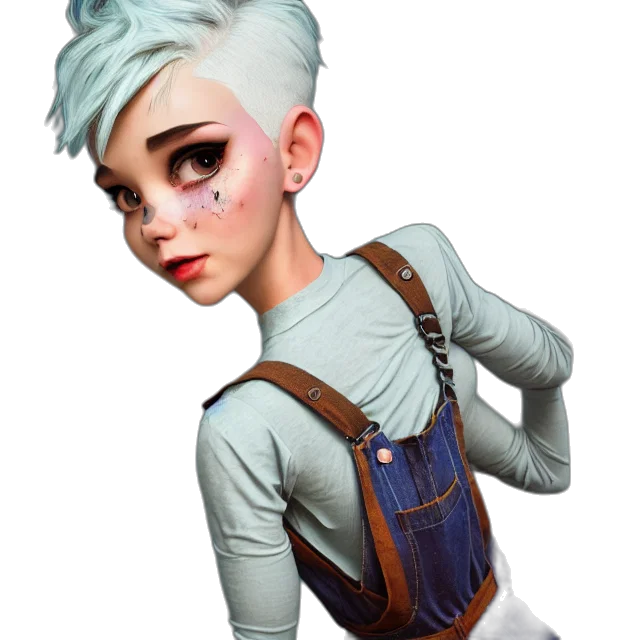 staff, jacket, face, robot transparent PNG cut-out