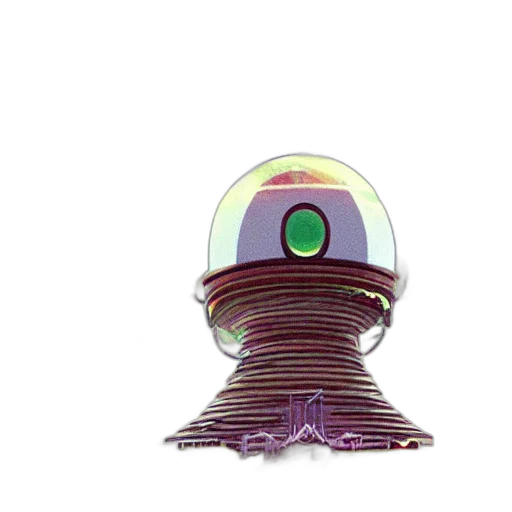 robot, hat, staff, bottle transparent PNG cut-out