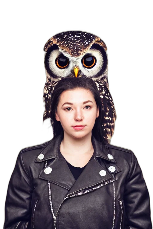 jacket, staff, face, animal transparent PNG cut-out