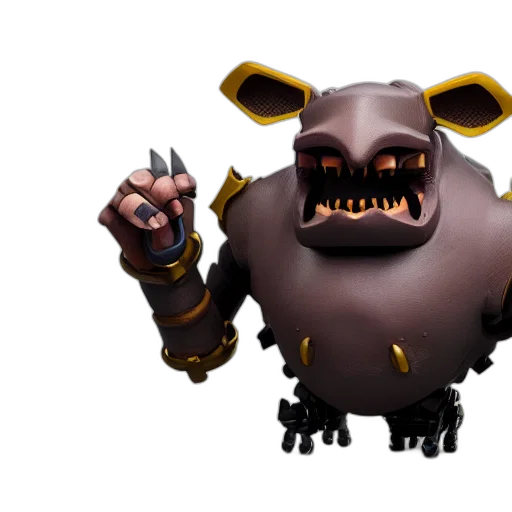 creature, animal, dragon, staff transparent PNG cut-out