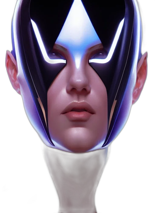 mask, face, robot, crown transparent PNG cut-out