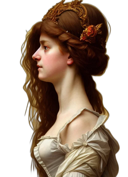 crown, hat, face, dress transparent PNG cut-out