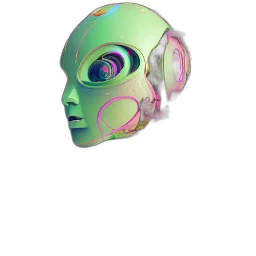 mask, face, robot, jewelry transparent PNG cut-out