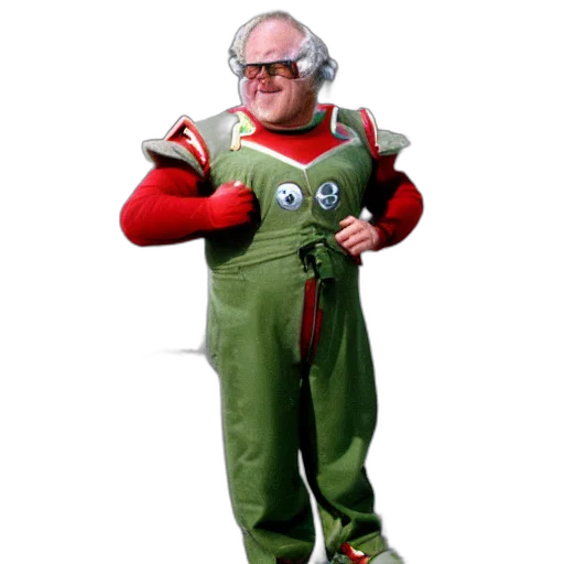 robot, staff, creature, jacket transparent PNG cut-out