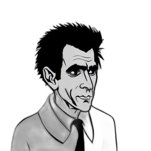 face, staff, jacket, cartoon transparent PNG cut-out