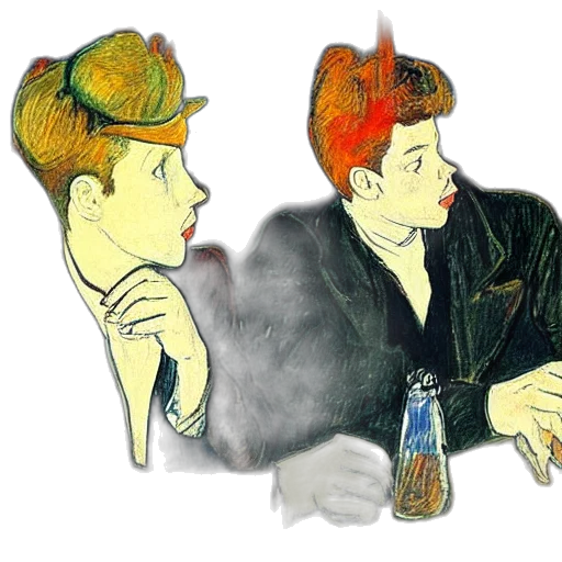 jacket, hat, watercolor, cartoon transparent PNG cut-out