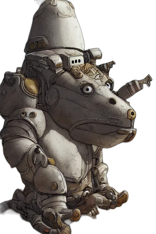 robot, creature, animal, weapon transparent PNG cut-out