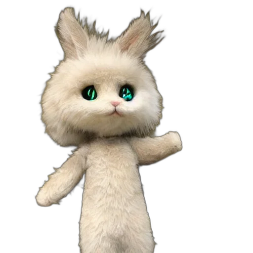 creature, animal, staff, 3d render transparent PNG cut-out