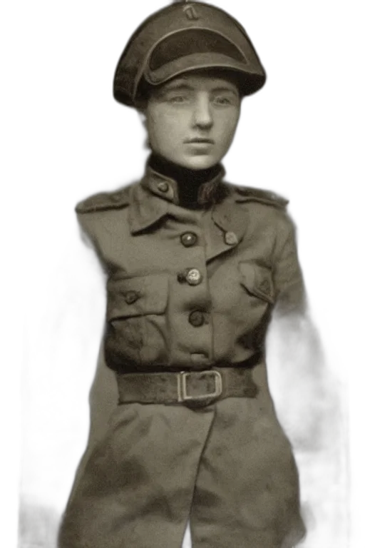 staff, hat, jacket, face transparent PNG cut-out