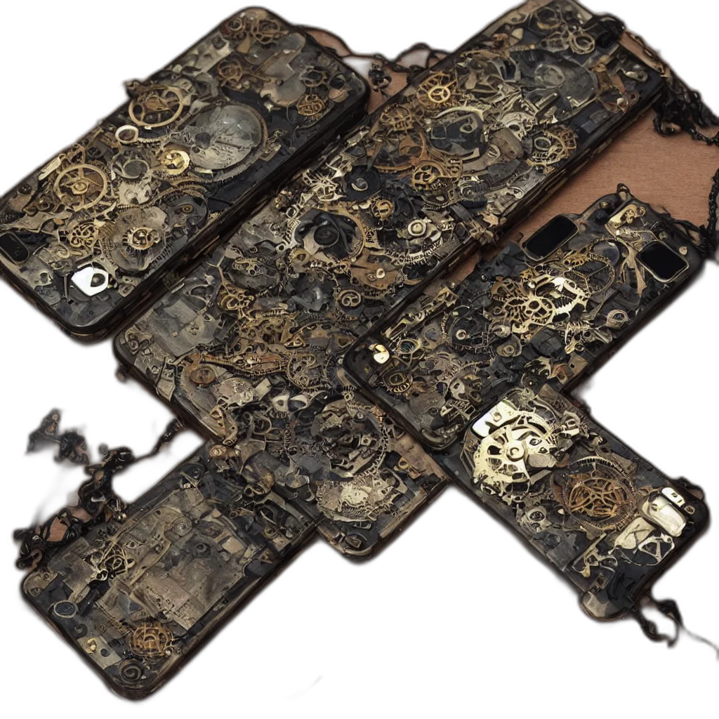 jewelry, weapon, concept art, steampunk transparent PNG cut-out