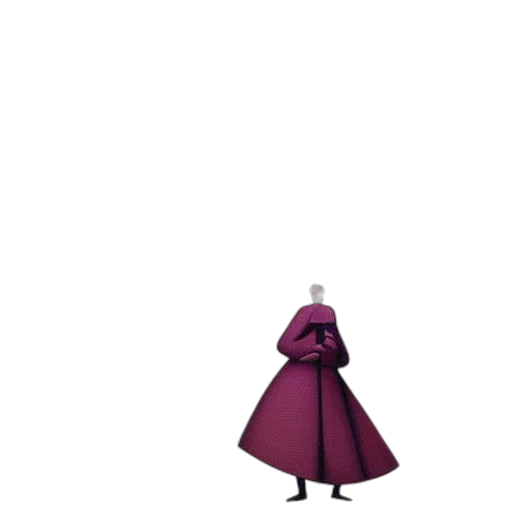 dress, jacket, staff, robot transparent PNG cut-out