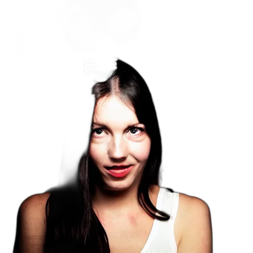 face, hair, staff, mask transparent PNG cut-out