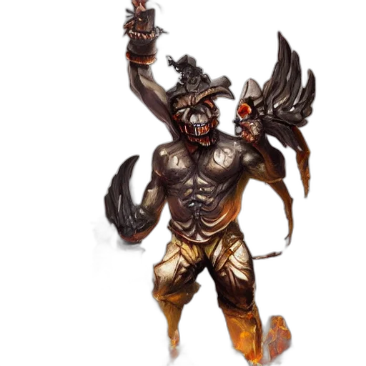 staff, concept art, fantasy art, 3d render transparent PNG cut-out