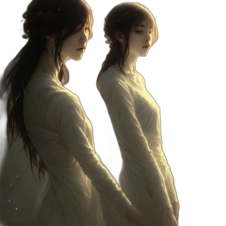 dress, fantasy art, concept art, photorealistic transparent PNG cut-out