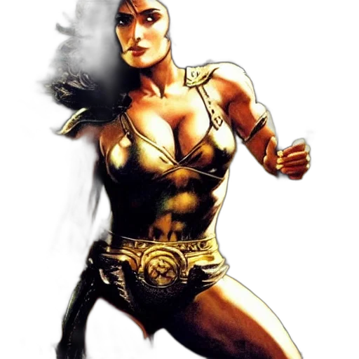 comic book art, concept art, fantasy art, photorealistic transparent PNG cut-out