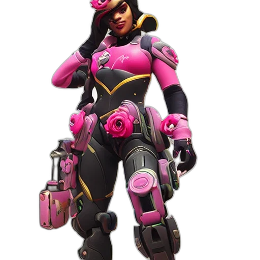 weapon, robot, jacket, staff transparent PNG cut-out