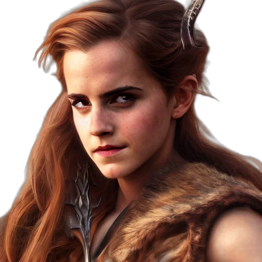 face, dragon, hair, crown transparent PNG cut-out