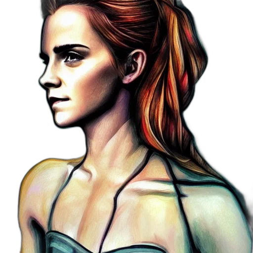 face, dress, jewelry, fantasy art transparent PNG cut-out