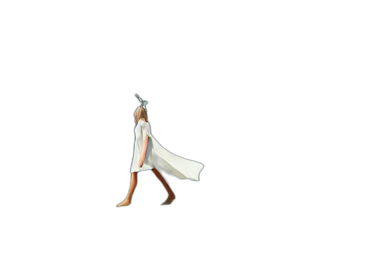 staff, dress, sword, hat transparent PNG cut-out
