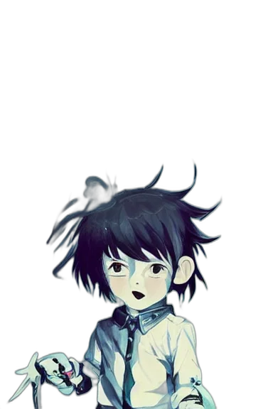 creature, mask, face, staff transparent PNG cut-out