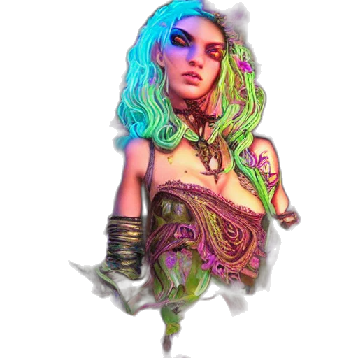 staff, fantasy art, concept art, cyberpunk transparent PNG cut-out