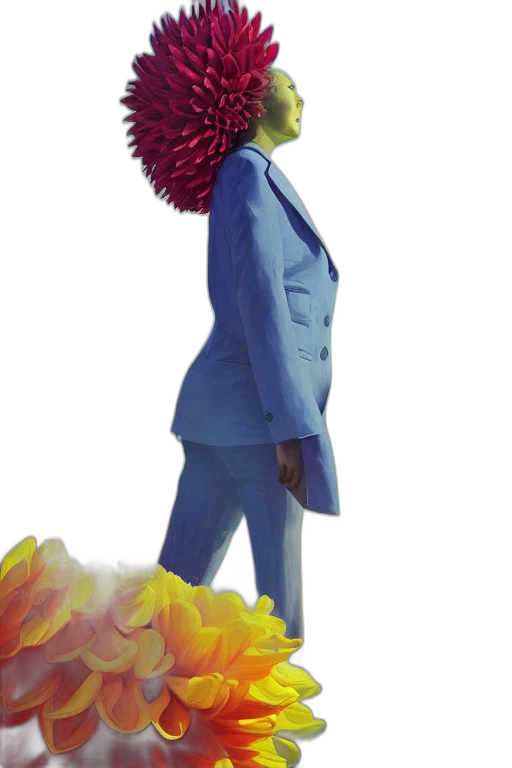 hat, jacket, crown, flower transparent PNG cut-out