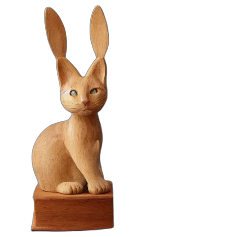 animal, furniture, 3d render, photorealistic transparent PNG cut-out