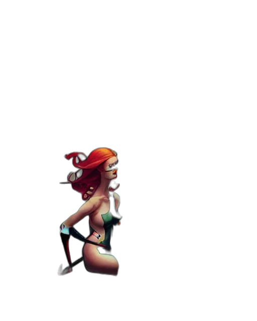 hat, staff, weapon, creature transparent PNG cut-out
