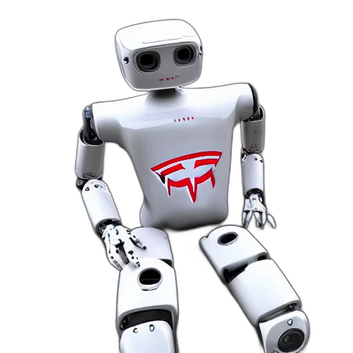 robot, 3d render, concept art, humanoid transparent PNG cut-out