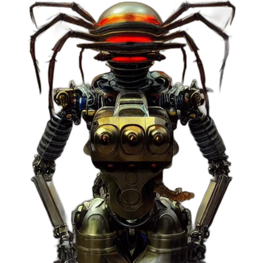 robot, creature, animal, concept art transparent PNG cut-out