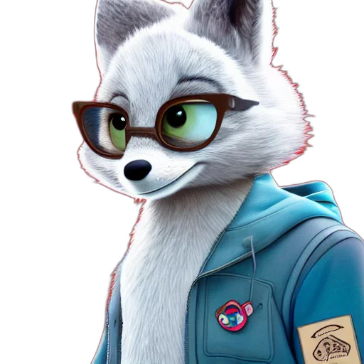 jacket, staff, animal, face transparent PNG cut-out