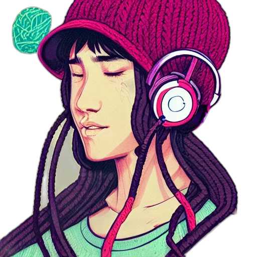 face, hat, pixel art, cartoon transparent PNG cut-out