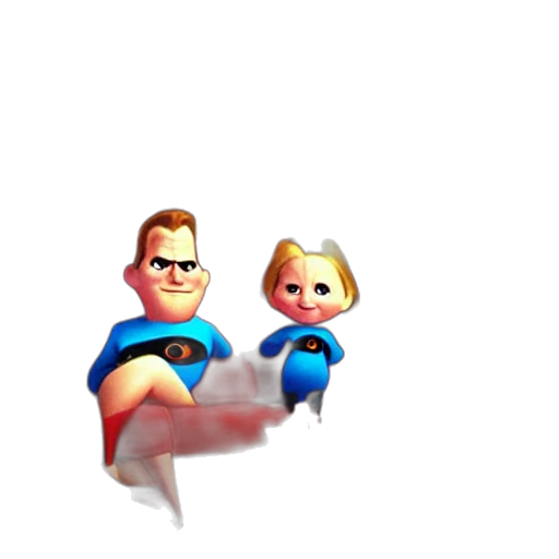 car, robot, staff, 3d render transparent PNG cut-out