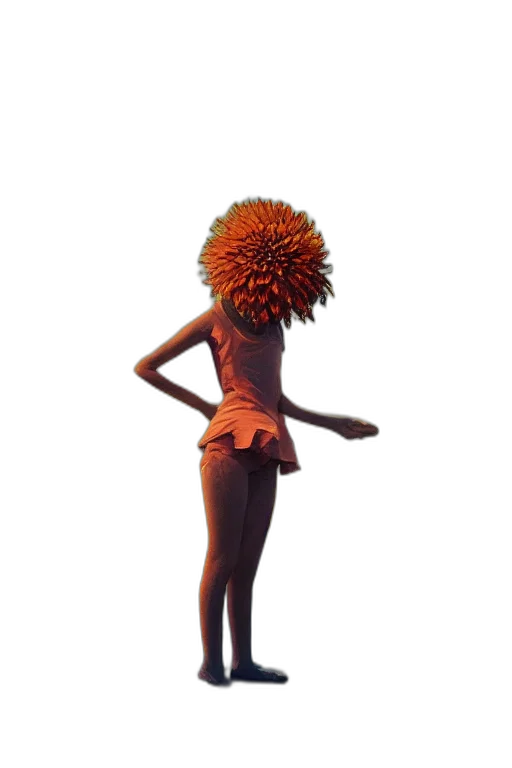 dress, hair, creature, crown transparent PNG cut-out