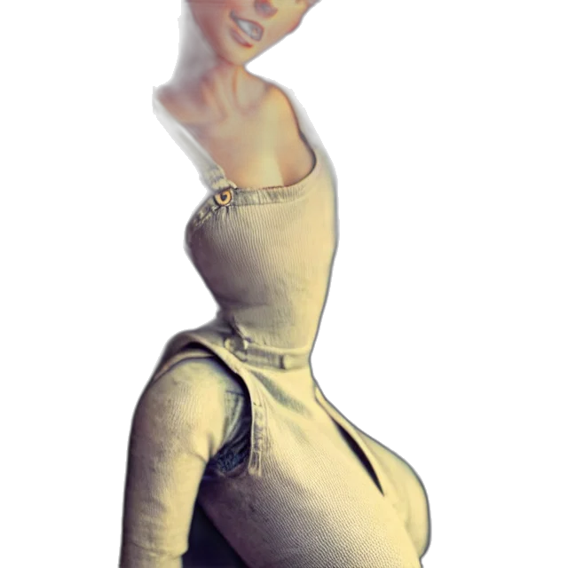 dress, staff, crown, robot transparent PNG cut-out