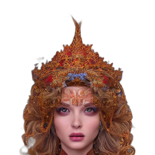 crown, hat, face, mask transparent PNG cut-out