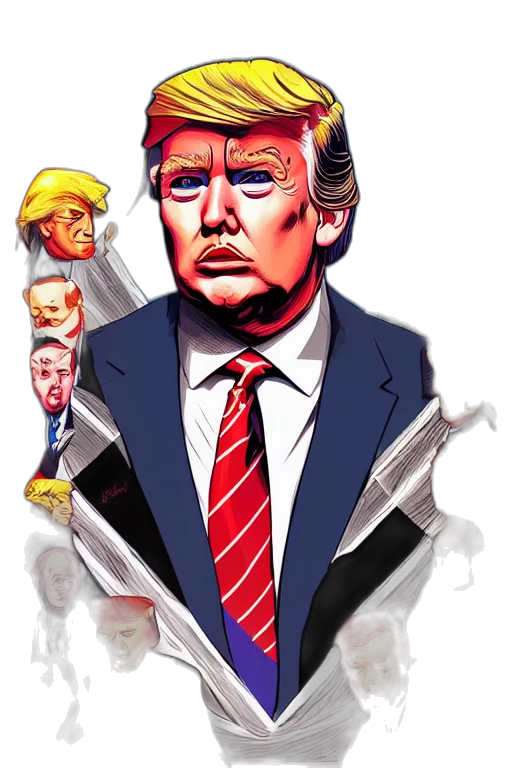 mask, comic book art, concept art, cartoon transparent PNG cut-out