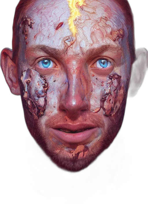 face, mask, creature, robot transparent PNG cut-out