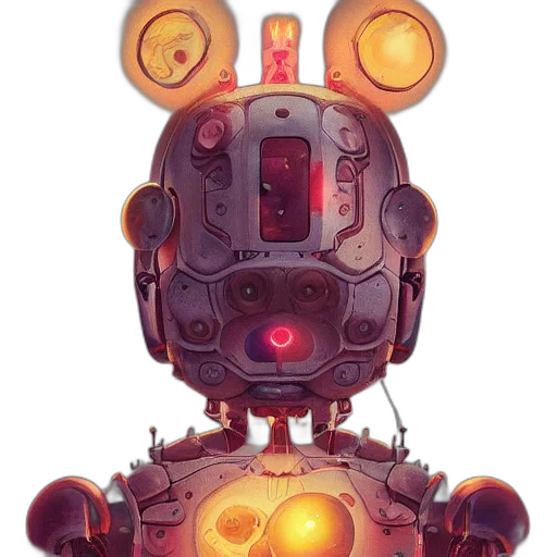 robot, weapon, face, animal transparent PNG cut-out