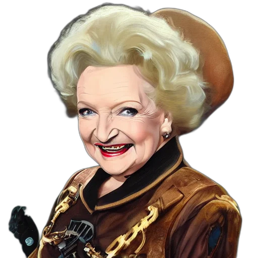 staff, photorealistic, cartoon, betty transparent PNG cut-out