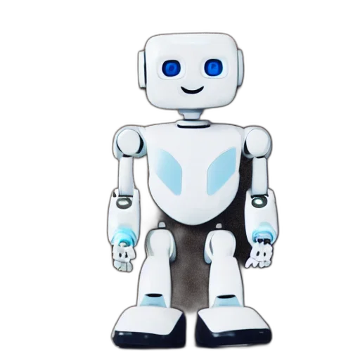 robot, 3d render, concept art, cartoon transparent PNG cut-out