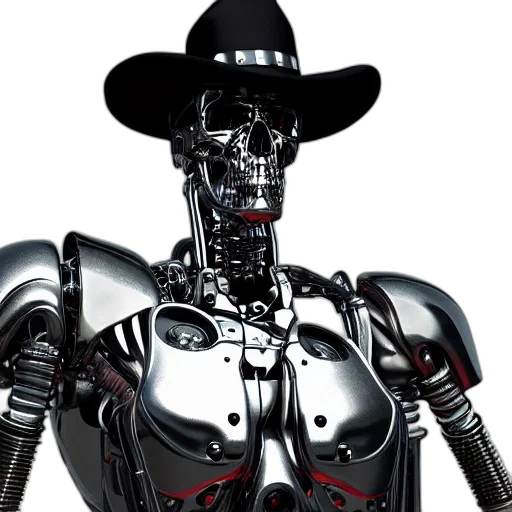 robot, cyberpunk, concept art, 3d render transparent PNG cut-out