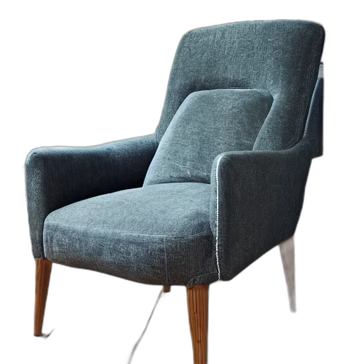 furniture, 3d render, armchair, shape transparent PNG cut-out
