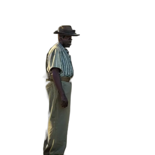 hat, staff, face, robot transparent PNG cut-out
