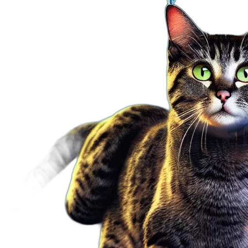 animal, creature, photorealistic, 3d render transparent PNG cut-out